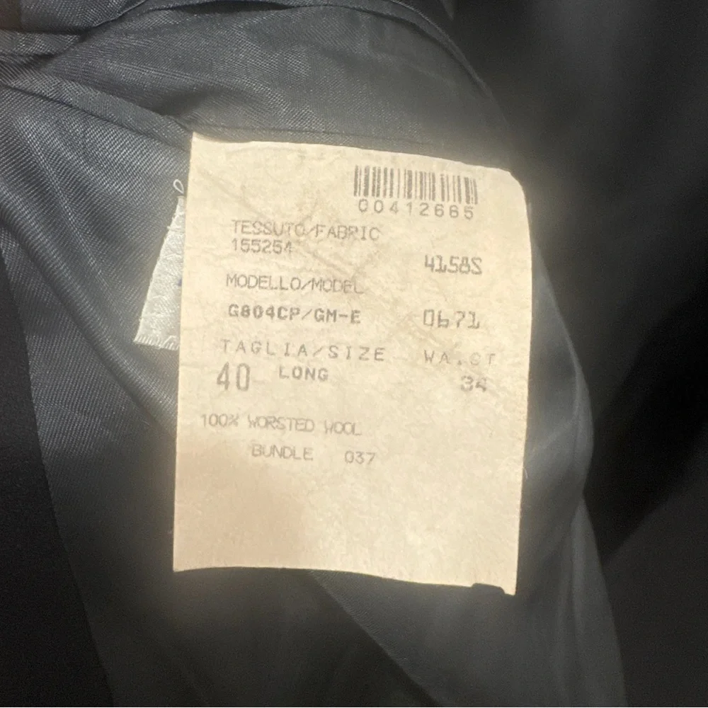 Vintage Givenchy Monsieur Black Wool Blazer Sport Coat Dark Academia 40L